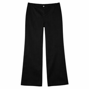 BOSTON PROPER Black Cotton Blend Pants Size 10